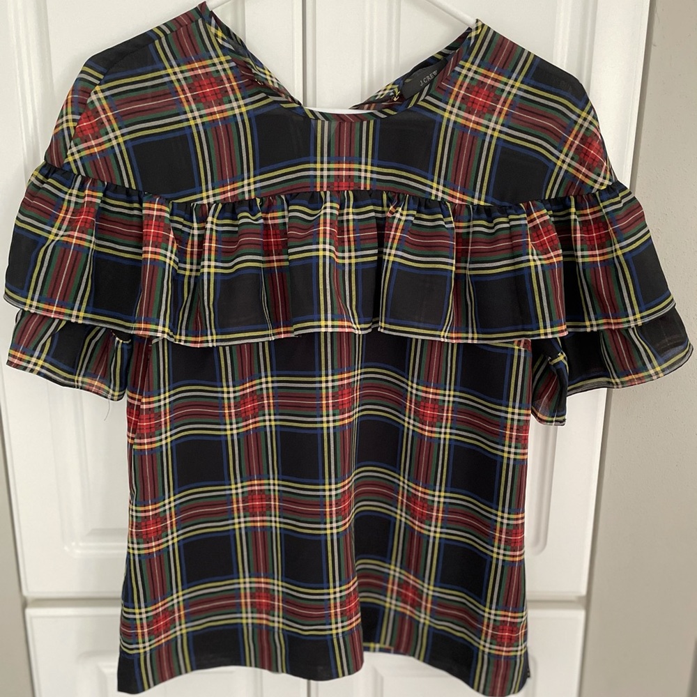 J. Crew, plaid shirt